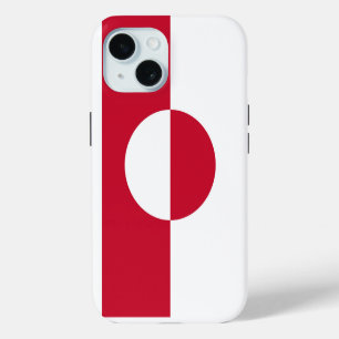 Apple iPhone 15 Case-Mate mit grönländischer Flagg Hülle