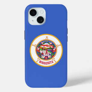 Apple iPhone 15 Case-Mate mit Minnesota-Flag Hülle