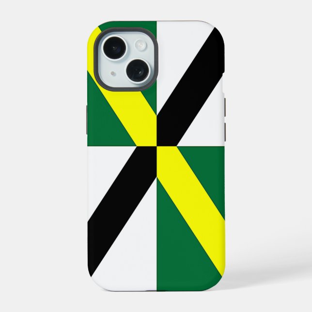 Apple iPhone 15 Case-Mate mit Monterey-Flagge Hülle (Rückseite)