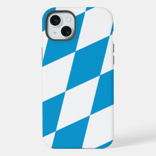 Apple iPhone 15 Plus Hülle, Flagge von Bayern Hülle