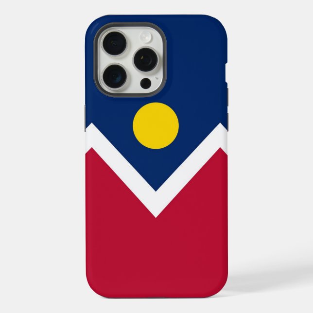 Apple iPhone 15 Pro Max Fall, Denver Flag Hülle (Rückseite)