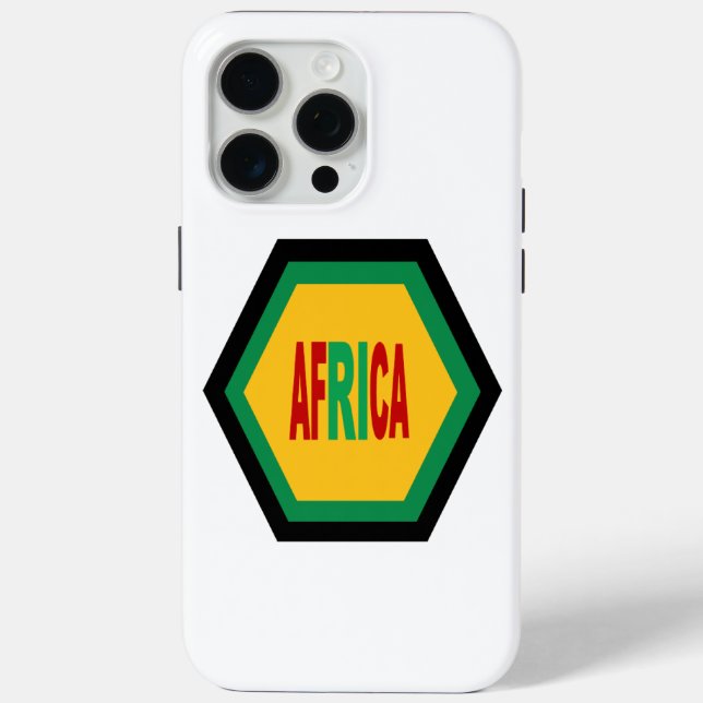 Apple iPhone 15 Pro Max Hülle SPORT  AFRIKA  (Rückseite)
