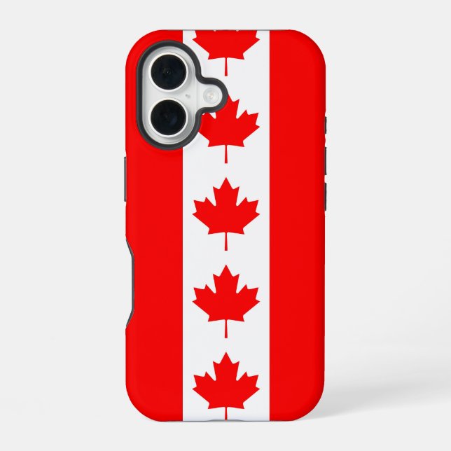 Apple iPhone 16 Case-Mate mit Kanada Hülle (Rückseite)