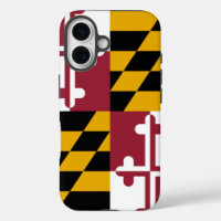 Apple iPhone 16 Case-Mate mit Maryland-Flagge