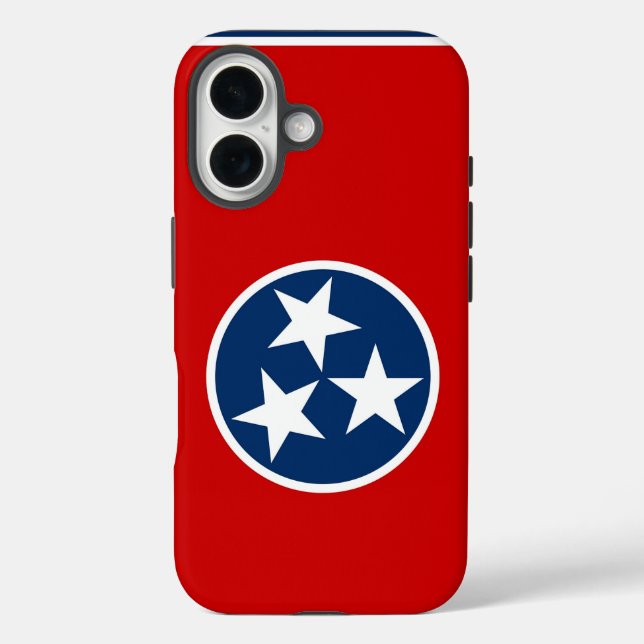 Apple iPhone 16 Case-Mate with Tennessee flag iPhone 16 Hülle (Rückseite)