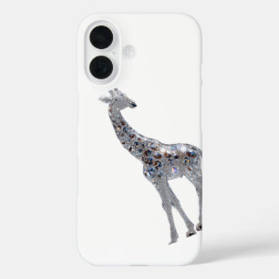 Apple iPhone 16 Crystal Giraffe Art Design Hülle