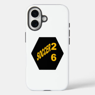 Apple iPhone 16 Hülle FUßBALL 26