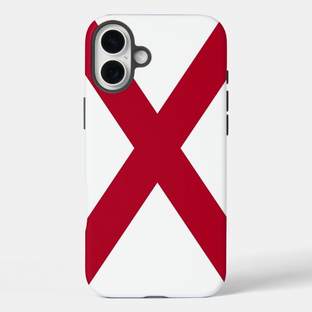 Apple iPhone 16 Plus Case-Mate, Alabama-Flagge Hülle (Rückseite)