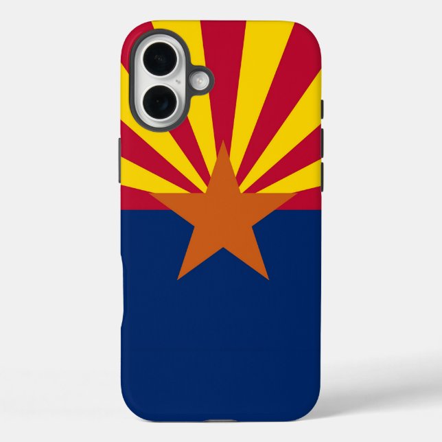 Apple iPhone 16 Plus Case-Mate, Arizona-Flagge Hülle (Rückseite)