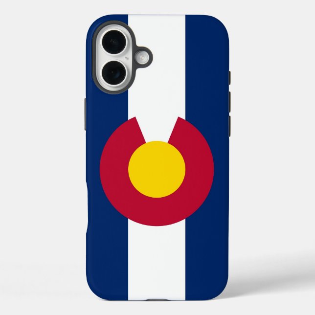 Apple iPhone 16 Plus Case-Mate, Colorado-Flagge Hülle (Rückseite)