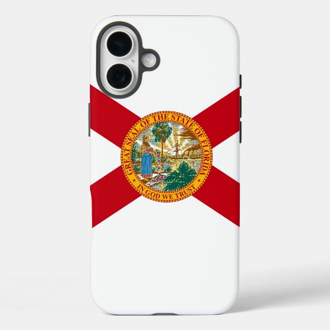Apple iPhone 16 Plus Case-Mate, Florida-Flagge Hülle (Rückseite)