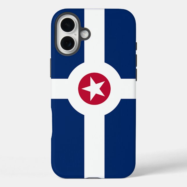 Apple iPhone 16 Plus Case-Mate Indianapolis Flagge iPhone 16 Plus Hülle (Rückseite)