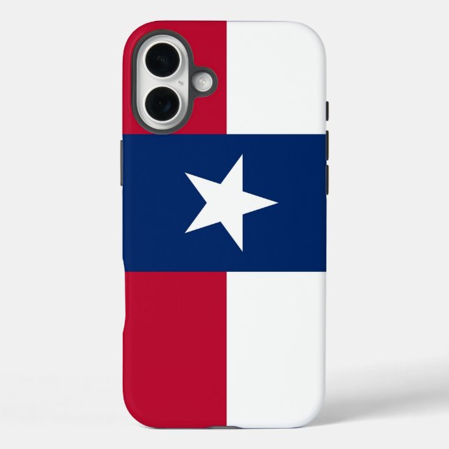 Apple iPhone 16 Plus Case-Mate Texas-Flagge Hülle (Rückseite)