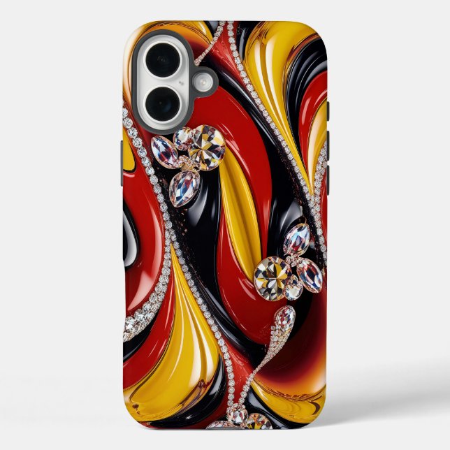 Apple iPhone 16 Plus Mate, Belgien Farben Hülle (Rückseite)