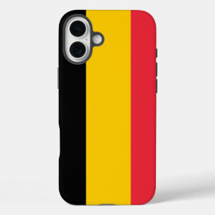 Apple iPhone 16 Plus Mate, belgische Flagge Hülle