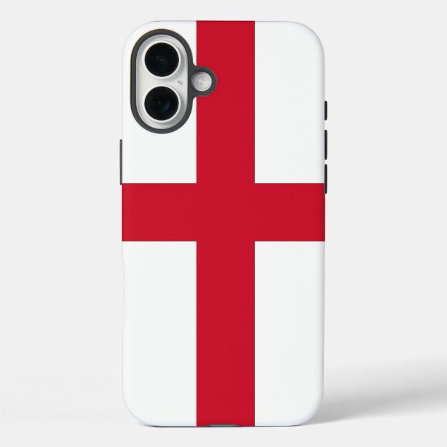 Apple iPhone 16 Plus Mate, England-Flagge Hülle (Rückseite)