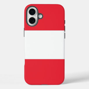 Apple iPhone 16 Plus Mate, Österreich-Flagge Hülle