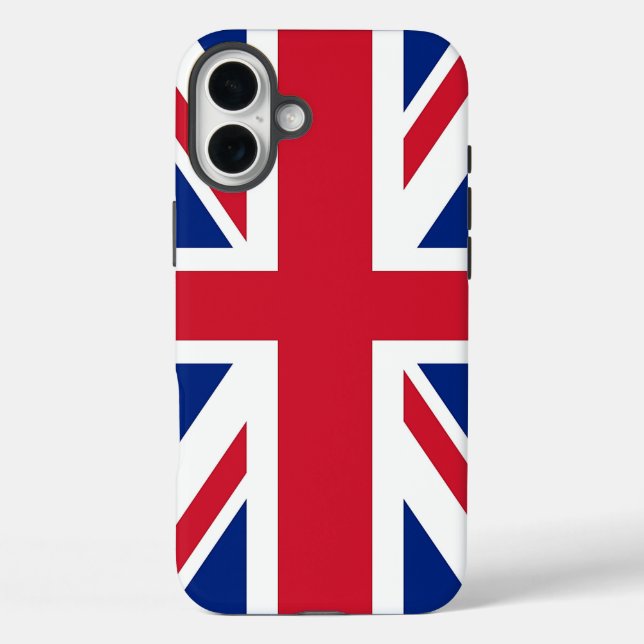 Apple iPhone 16 Plus Mate, United Kingdom flag Hülle (Rückseite)