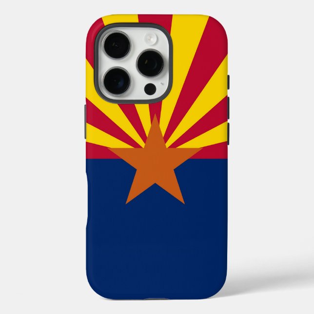 Apple iPhone 16 Pro Case-Mate, Arizona-Flagge Hülle (Rückseite)
