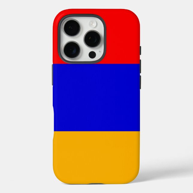 Apple iPhone 16 Pro Case-Mate, Armenien-Flagge Hülle (Rückseite)