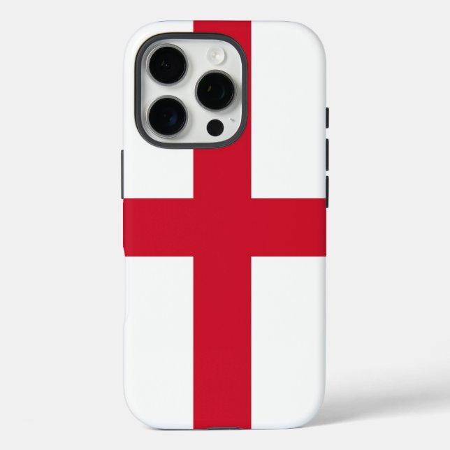 Apple iPhone 16 Pro Case-Mate, England-Flagge Hülle (Rückseite)
