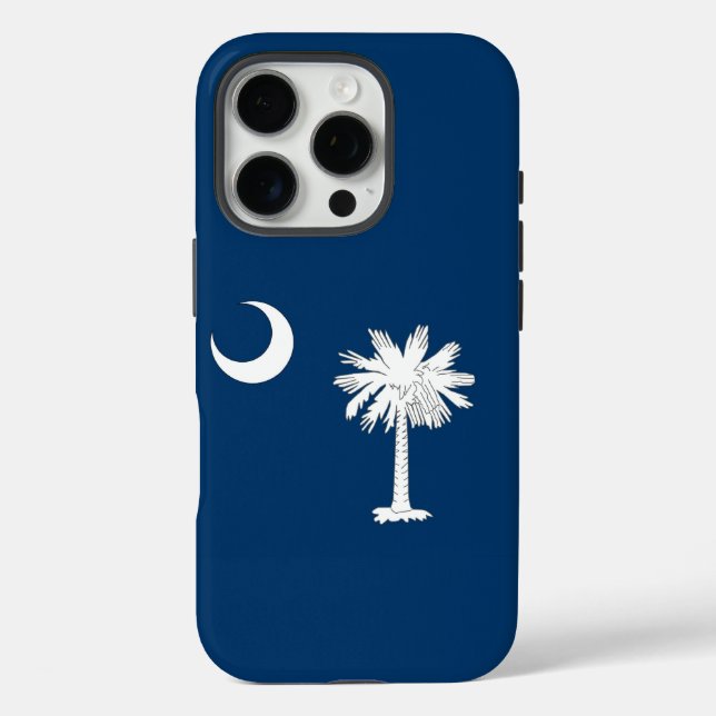 Apple iPhone 16 Pro Case-Mate, Flagge von South Ca Hülle (Rückseite)