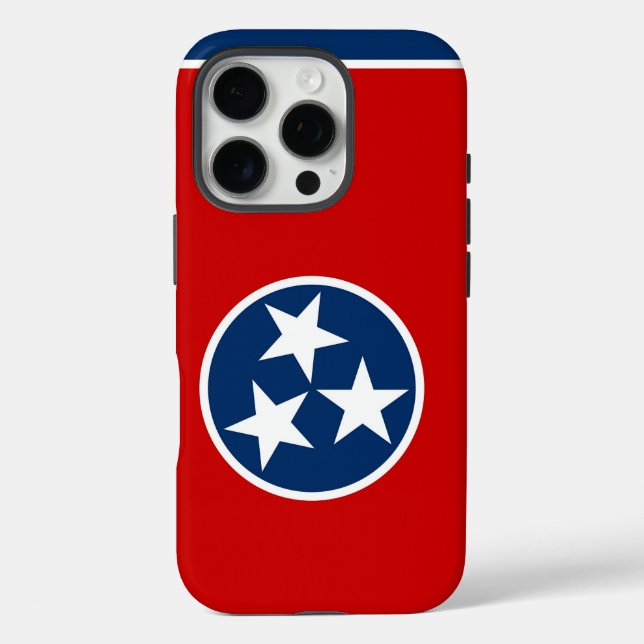 Apple iPhone 16 Pro Case-Mate, Flagge von Tennesse Hülle (Rückseite)