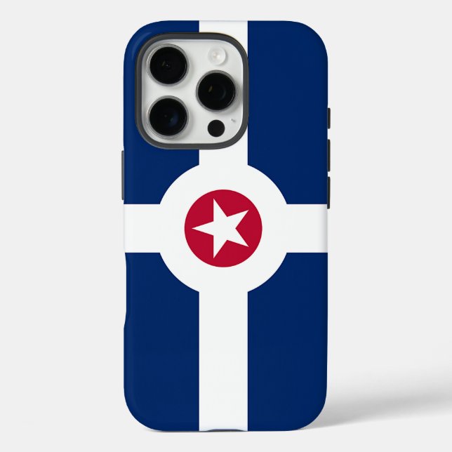 Apple iPhone 16 Pro Case-Mate, Indianapolis-Flagge iPhone 16 Pro Hülle (Rückseite)