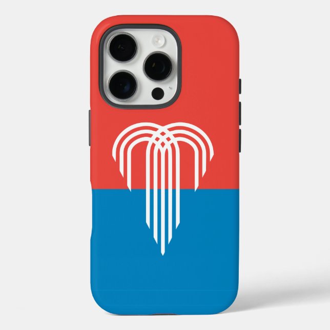 Apple iPhone 16 Pro Case-Mate, Kansas City Flag Hülle (Rückseite)