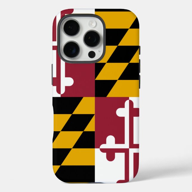 Apple iPhone 16 Pro Case-Mate, Maryland-Flagge Hülle (Rückseite)