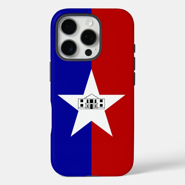 Apple iPhone 16 Pro Case-Mate, San Antonio flag iPhone 16 Pro Hülle (Rückseite)