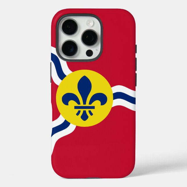 Apple iPhone 16 Pro Case-Mate, St. Louis Flag Hülle (Rückseite)