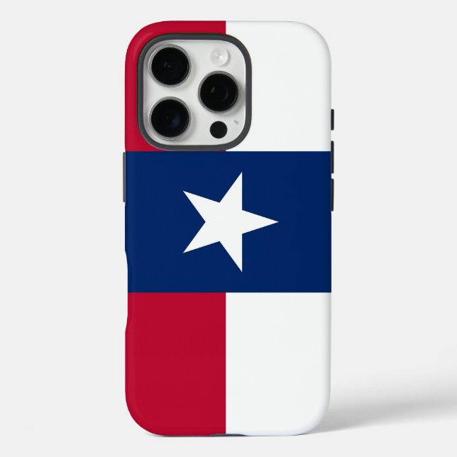 Apple iPhone 16 Pro Case-Mate, Texas-Flagge Hülle (Rückseite)