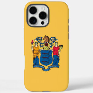 Apple iPhone 16 Pro Max Case, New Jersey-Flagge Hülle