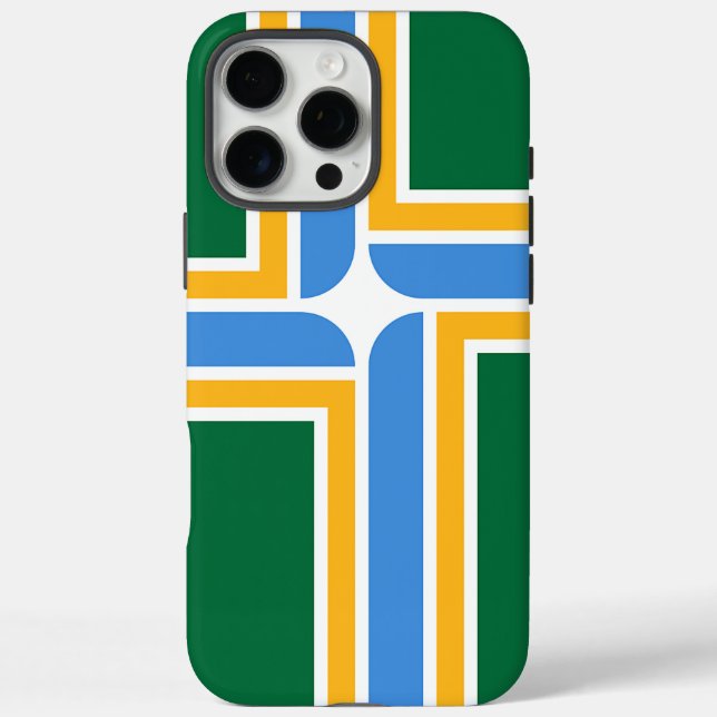 Apple iPhone 16 Pro Max Case, Portland flag iPhone 16 Pro Max Hülle (Rückseite)