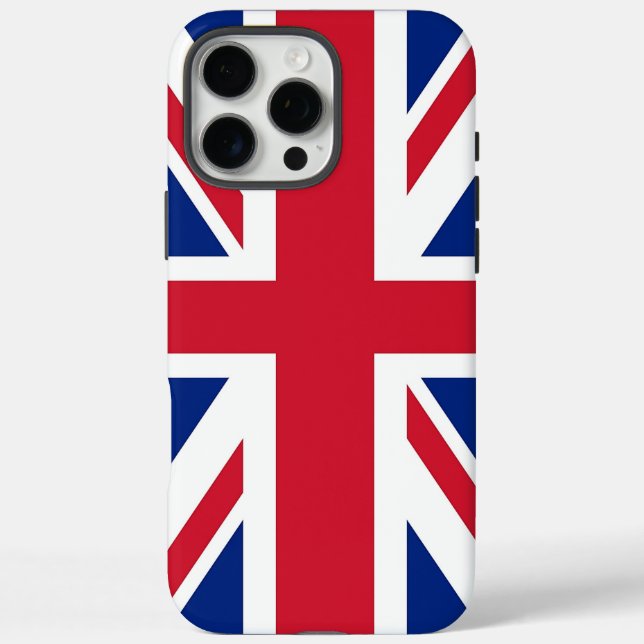 Apple iPhone 16 Pro Max Case, United Kingdom flag Hülle (Rückseite)