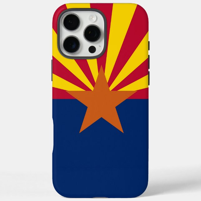 Apple iPhone 16 Pro Max Fall, Arizona-Flag Hülle (Rückseite)
