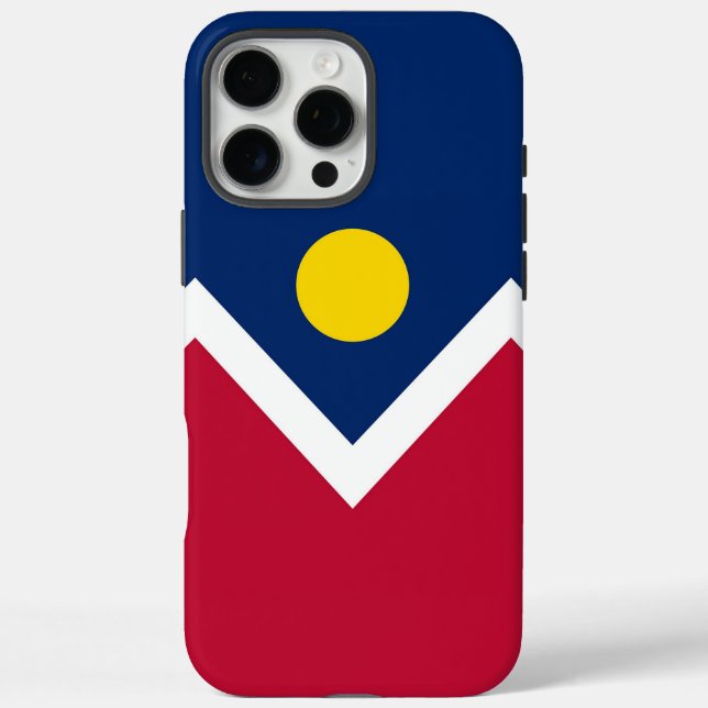 Apple iPhone 16 Pro Max Fall, Denver Flag Hülle (Rückseite)