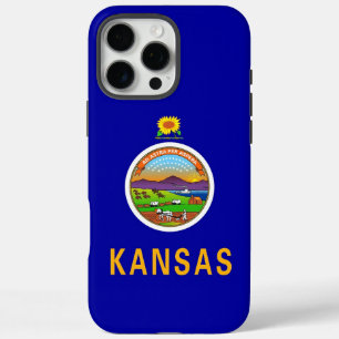 Apple iPhone 16 Pro Max Fall, Kansas Flag Hülle