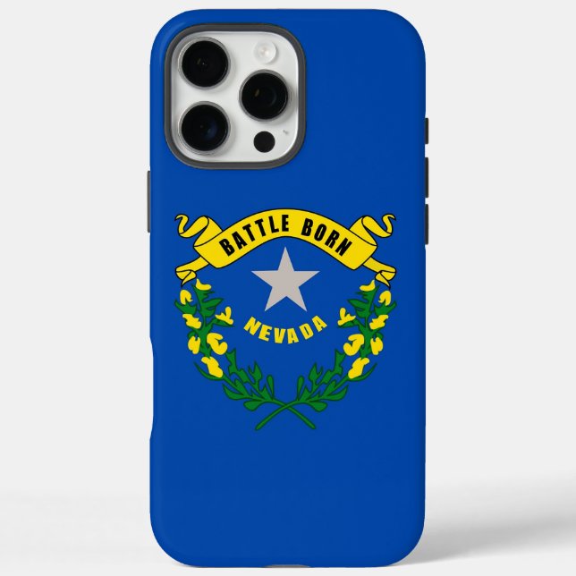 Apple iPhone 16 Pro Max Fall, Nevada Flag Hülle (Rückseite)