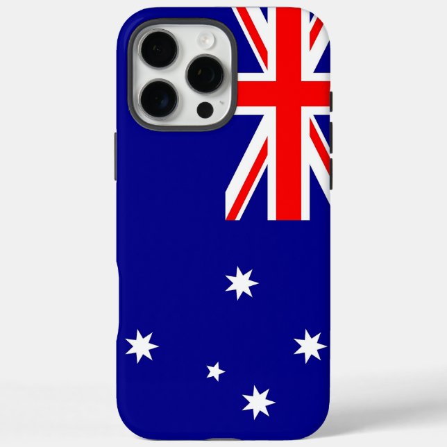 Apple iPhone 16 Pro Max Hülle, australische Flagge Hülle (Rückseite)