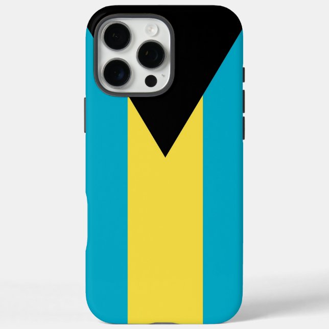 Apple iPhone 16 Pro Max Hülle, Flagge der Bahamas Hülle (Rückseite)