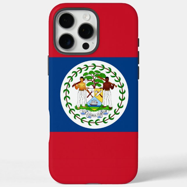 Apple iPhone 16 Pro Max Hülle, Flagge von Belize Hülle (Rückseite)