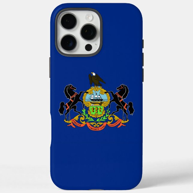 Apple iPhone 16 Pro Max Hülle, Flagge von Pennsylv Hülle (Rückseite)