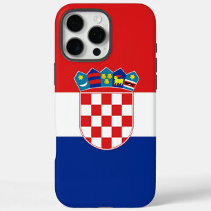 Apple iPhone 16 Pro Max Hülle, kroatische Flagge Hülle