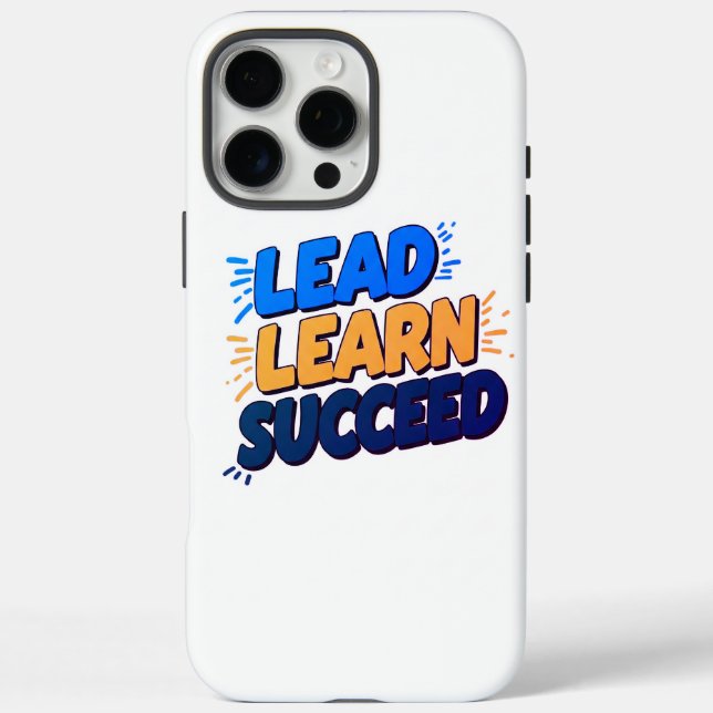 "Apple iPhone 16 Pro Max - LEAD, LERNEN, ERFOLG Ed Hülle (Rückseite)