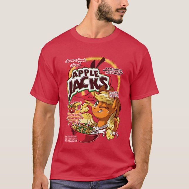 Apple Jacks Ehrlich Lecker T-Shirt (Vorderseite)