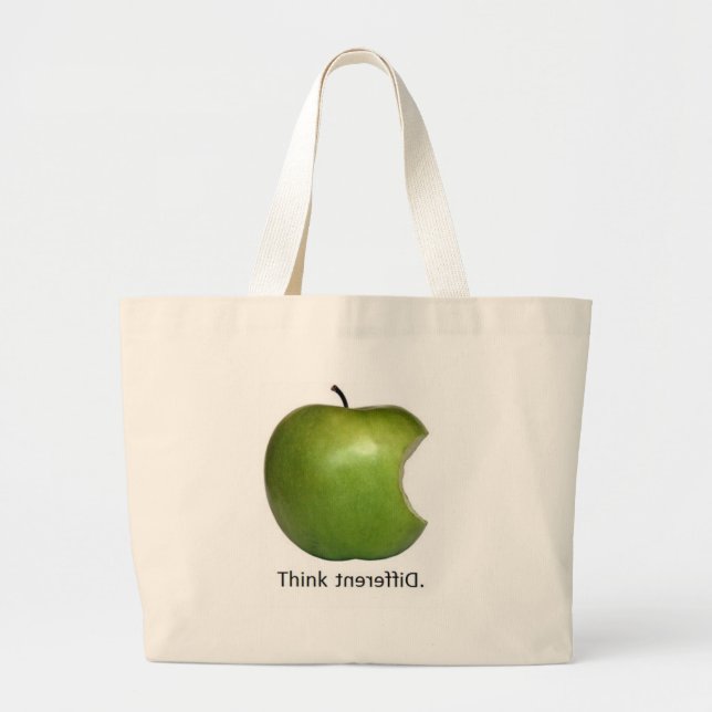 Apple Jumbo Stoffbeutel (Vorne)