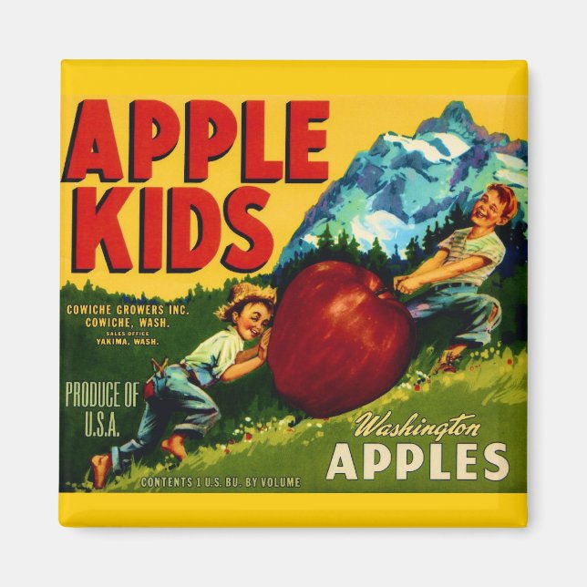 Apple Kids Magnet (Vorne)