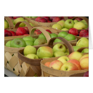 Apple-Körbe am Markt